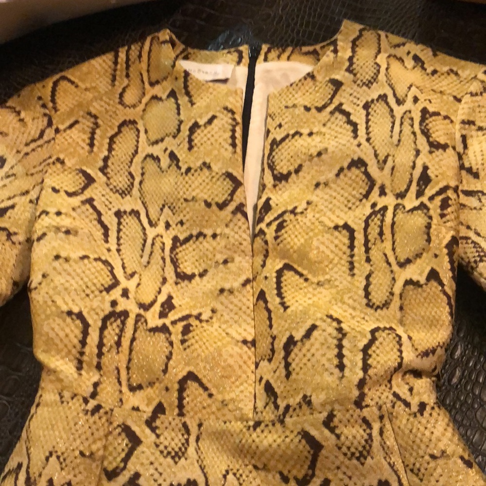 Stella McCartney PARTY Snakeskin Print Dress, SZ 36 - Picture 14 of 15